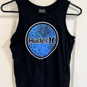 Boys Hurley black tank top